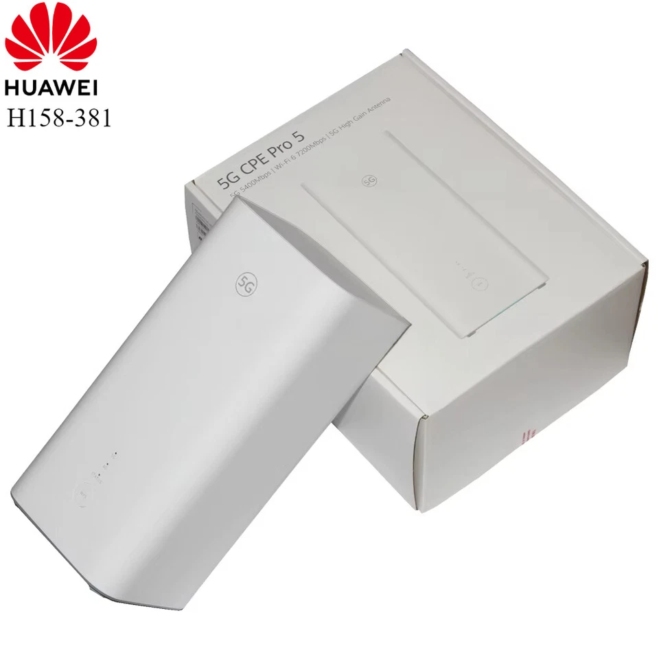 HUAWEI 5.4Gbps H158-381 5G CPE Pro 5 WiFi 6 AX7200 5G Outdoor WiFi Router - Image 2 of 4