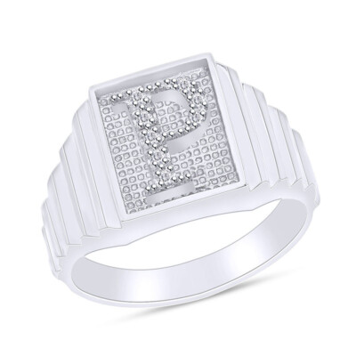 Round Natural Diamond Letter 