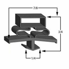 True 810813 Door Gasket For TSU/TUC/TWT