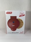 Dash 8" Express Nonstick Waffle Maker, Color: Red  NIB
