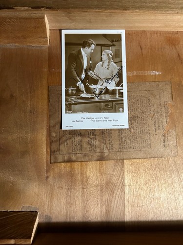 WILLIAM DIETERLE & LIEN DYERS—SIGNED PHOTO—DIRECTOR + STAR—Dark City Hunchback - Picture 2 of 3