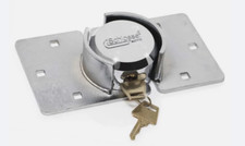 Schlosser Technik Heavy-Duty Van Padlock & Hasp Set Door Lock With Key & Fixings