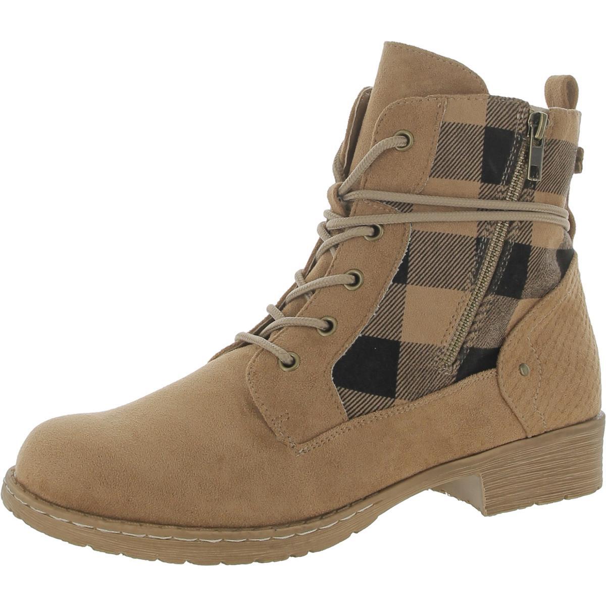 Очень красивые женские ботильоны DONNY Tan с круглым носком размер 11 средний B M BHFO 4738 3790₽