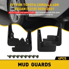 Mud Sedan Flaps Splash Guards Front Rear 2020 2021 For Toyota Corolla E210 4dr T