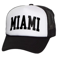 Mens City Trucker Hats - US Cities Collection Snapback Cap