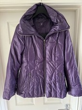 Fuchs Schmitt Women's Purple Down Coat, Size Uk10