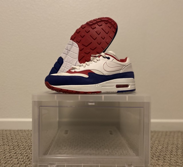 nike air max 1 red white blue