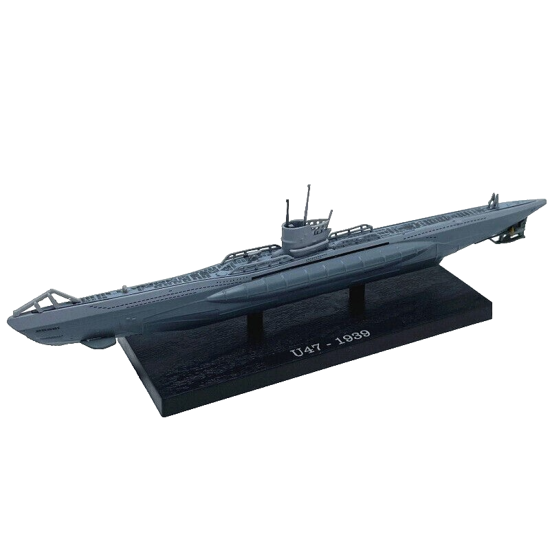 1:350 WWII German Submarine U-47 U-Boat Model Diecast Alloy
