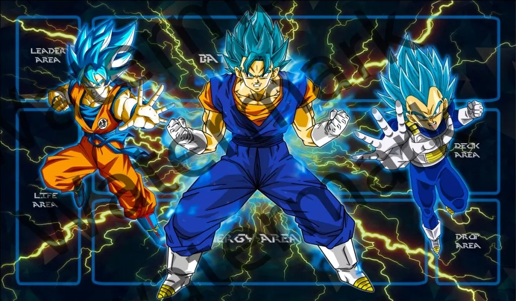 Gogeta Standard Gaming Playmat Mousepad for Dragon Ball Super