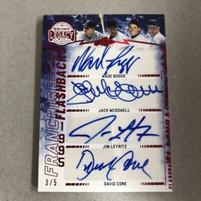 2024 Leaf A Bronx Legacy 1995 Flashback Quad Auto BOGGS CONE McDOWELL LEYRITZ /5
