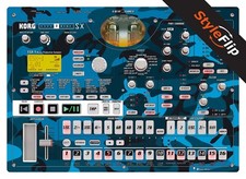 Korg Electribe SX ESX-1 Skin Camo Blue Protective Decal StyleFlip Skins