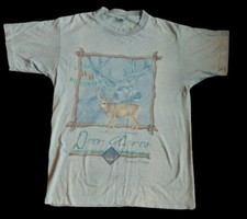 Vintage 80s Deer Acres Sherrys Best USA Made Mens Size M T-shirt Single Stitch