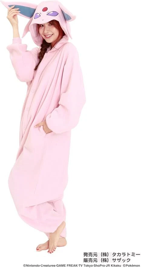 Pokemon Espeon Halloween Disfraz Juegos con disfraces Kigurumi Usar Unisex Talla M Foto 3 de 4