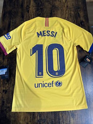 【希少】vaporknit Barcelona Messi size:M Soccer Jersey Set of 2 Authentic Nike Messi Barcelona Vapor
