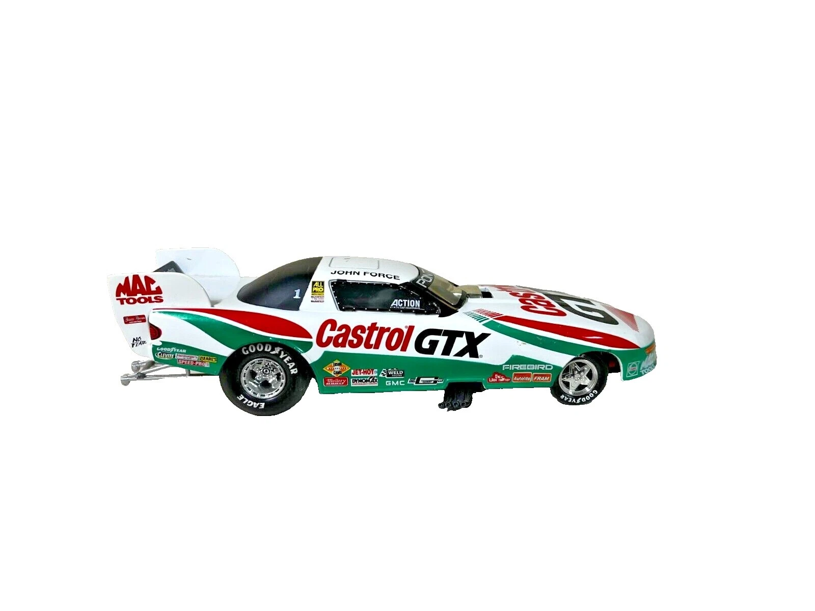 John Force Pontiac 1:24 autos de carrera diecast