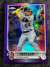 2022 Topps Chrome UPDATE PURPLE REFRACTOR ROOKIE Diego Castillo, ITEM 1
