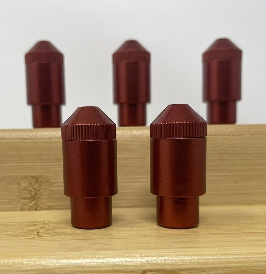 5x Sneak a Toke - Anodized - RED - No Mouth Piece Included