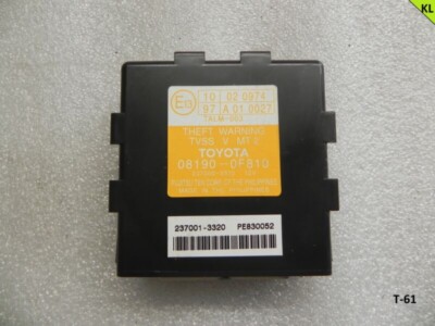 Toyota Corolla Verso E12 Theft Warning Steuergerät 08190-0F810 CONTROL UNIT