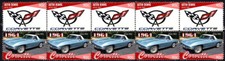 Corvette Auto Icons Strip Of 10 Stamps 1964 Corvette Corvette Auto Icons Strip Of 10 Stamps 1964 Corvette