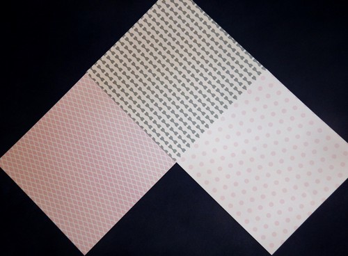 12X12 Scrapbook Paper Cardstock DCWV Happy Day Stack Florals Bows Doilies 24 Lot - Picture 8 of 9