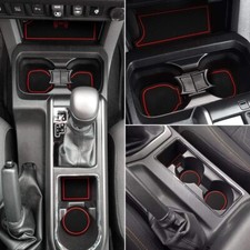 Auovo For Toyota Tacoma 2016-2022 2023 Accessories Car Cup Holder Inserts Mats