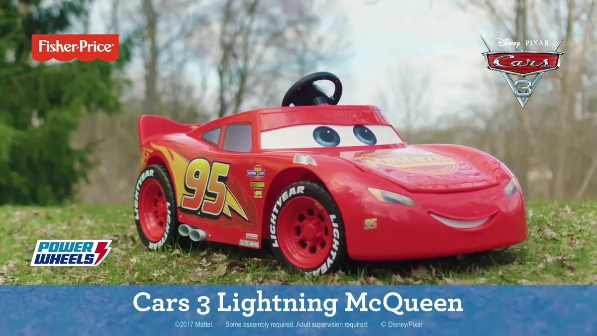 LIGHTNING MCQUEEN Power Wheels Fisher Price Mattel Gearbox Motor 21T 6V
