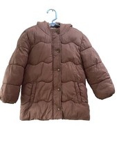 Old Navy Kids Size 4 T Hooded Jacket Browns Long Sleeves Pockets