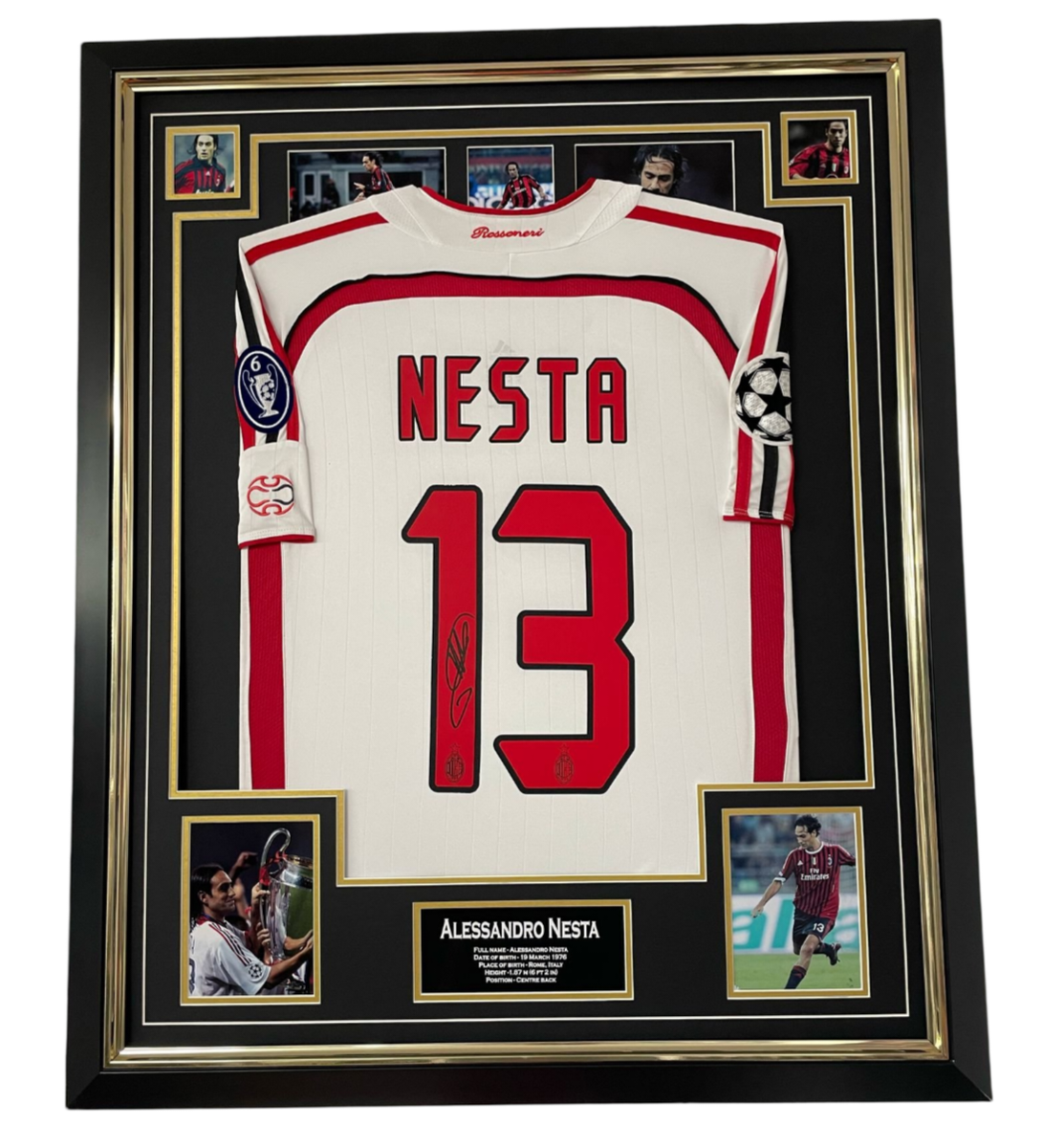 HWC Trading Alessandro Nesta AC Milan Cadeaux imprimés photo