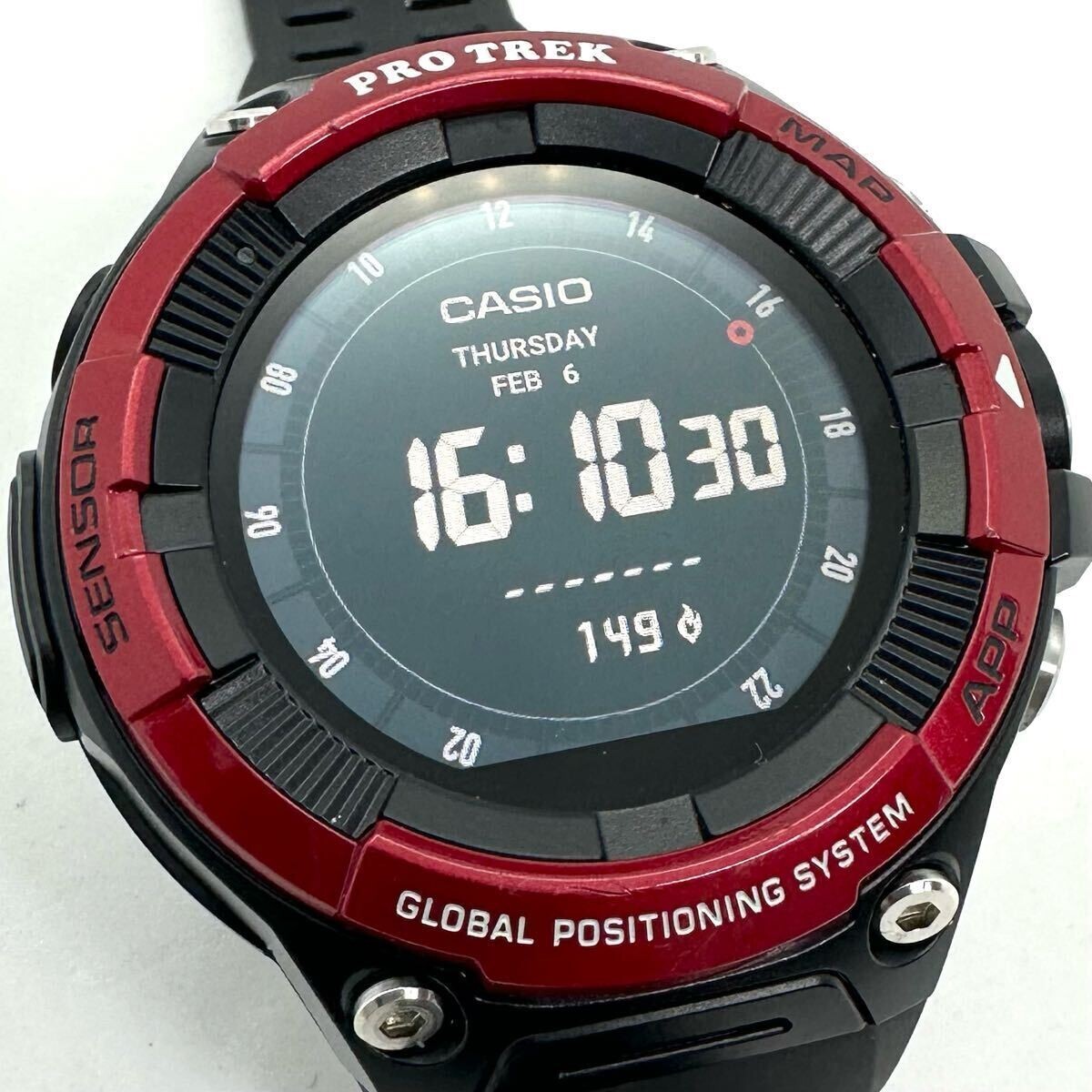 CASIO Men's Smart Outdoor Watch PRO TREK WSD-F21HR-RD WSD-F21 Red