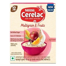 CERELAC Baby Cereal with Milk, Wheat - Rice Mixed Fruit, From 10 to 24 Months