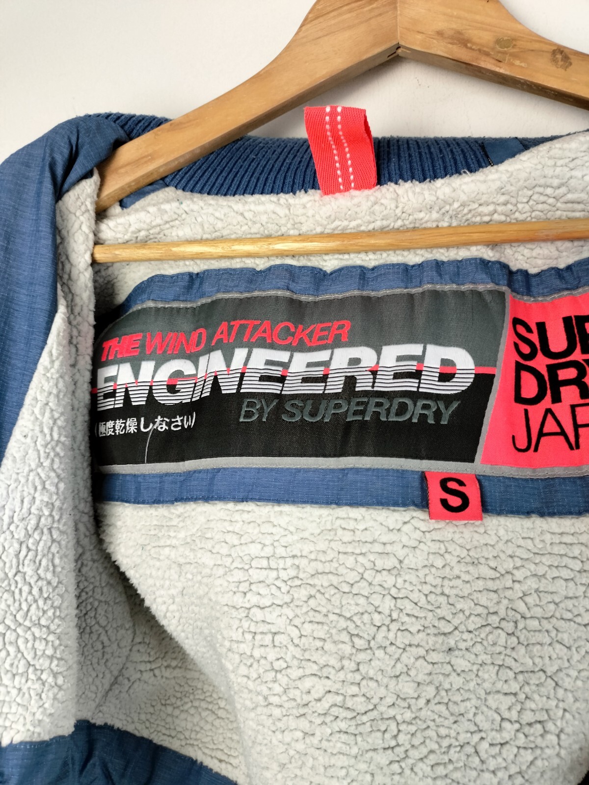 Superdry Engineered Wind Attacker Blue Hooded Jac… - image 9