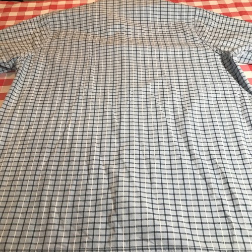 Vintage Timberland Herren blau mix kariert kurzärmeliges Shirt XL - Bild 17 von 21