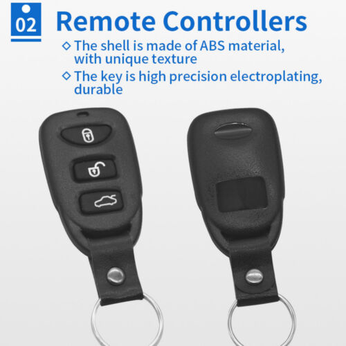 1 Set Universal Car Remote Central Kit Door Lock Locking Keyless Entry System - Picture 4 of 18