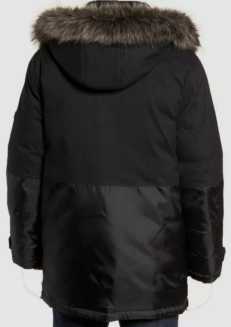 Maxfield faux fur trim best sale parka