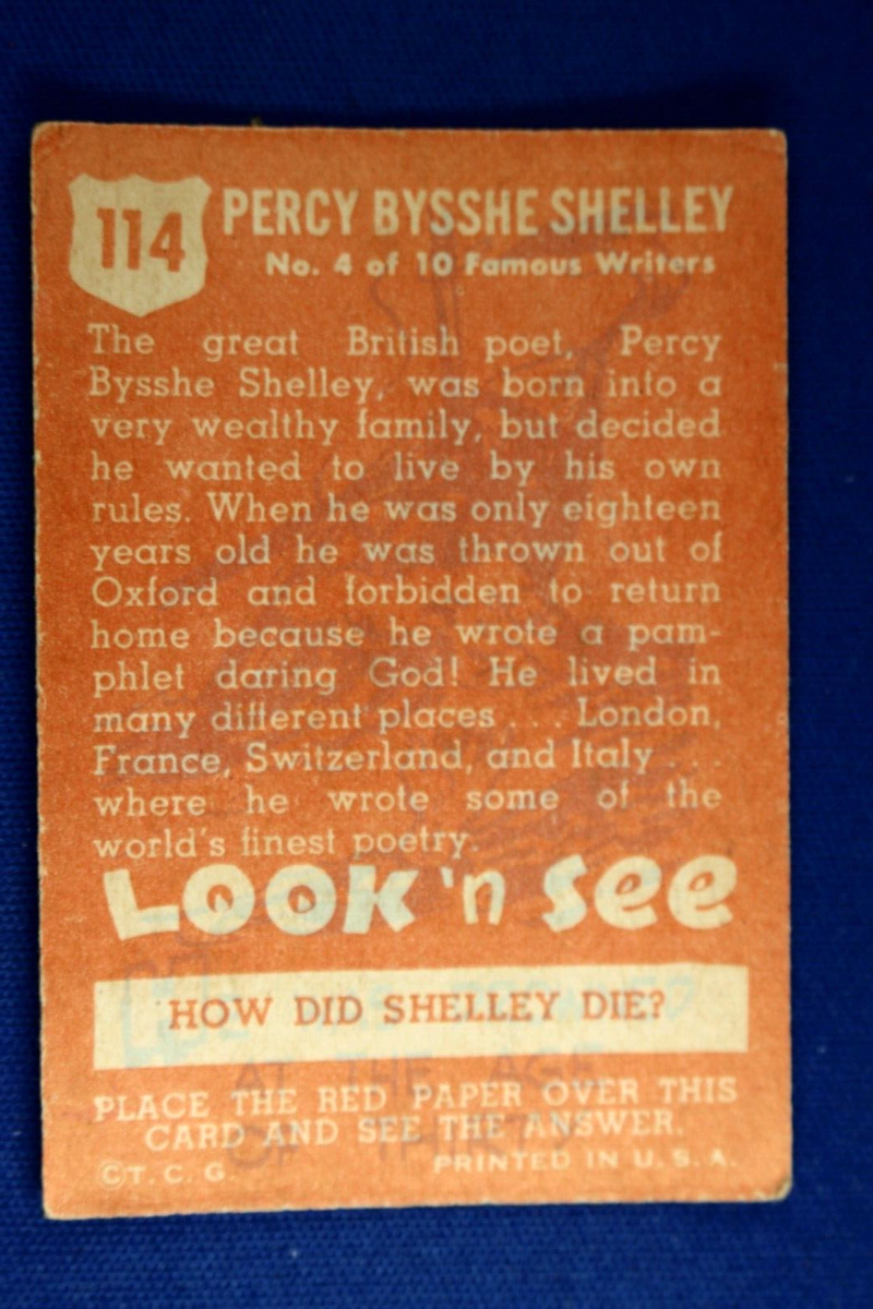 1952 Topps Look 'n See - #114 