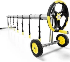 VINGLI Pool Cover Reel Set Pool Solar Cover Reel, Inground Pool, (18ft)