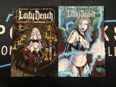 Boundless Coffin Comics Lady Death: Origins Trade Paperback Vol 1 & 2 Complete