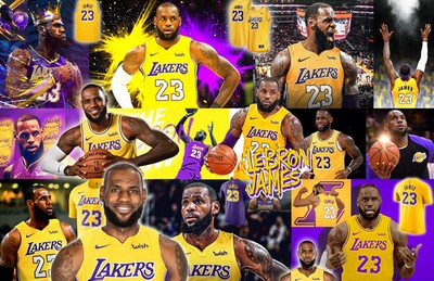 lebron james lakers posters