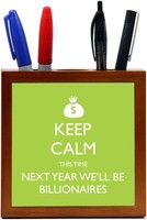 Rikki Knight Keep Calm Billionaires Design 5 Wooden Tile Pen Holder Ph46143 Rikki Knight Keep Calm Billionaires Design 5 Wooden Tile Pen Holder Ph46143