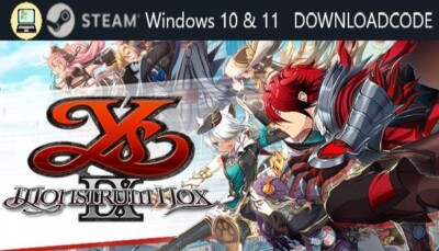 NEU PC Computer Spiel Ys IX Monstrum Nox für Windows 10 11 STEAM Download Code