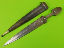 Antique 19 Century Imperial Russia Russia Maker Marked Kindjal Knife Dagger