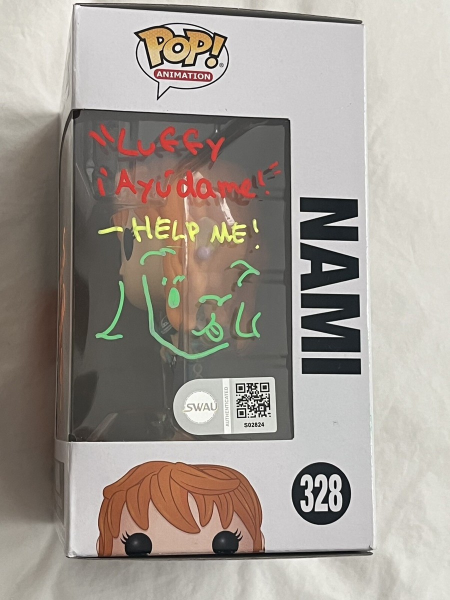 Georgina Sanchez Signed Autograph Nami 328 One Piece Funko Pop