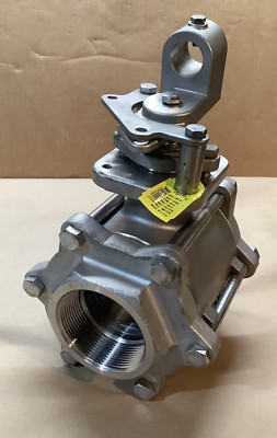 APOLLO 86R-100-01  STAINLESS STEEL  3''NPT FULL PORT 3 PIECE BALL VALVE  *NEW*
