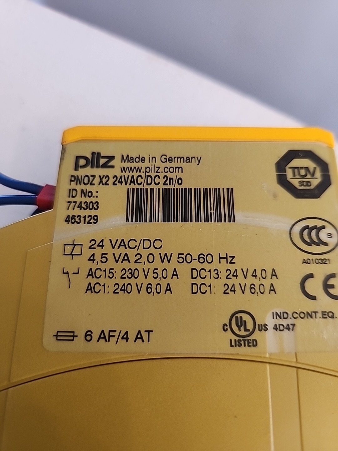 Used Pilz Pnoz X2 Safety Relay