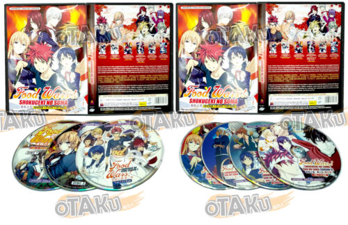 DVD ANIME FOOD WARS! SHOKUGEKI NO SOMA SEA 1-5 VOL.1-86 END REG