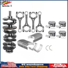 Crankshaft & Rods & Bearings & Pistons For Toyota Camry Solara Rav4 Matrix 2.4L☆