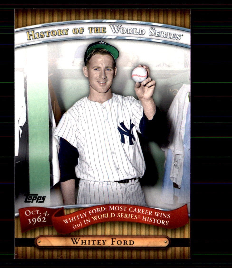 2010 Topps - History of the World Series #HWS10 Whitey Ford New York Yankees