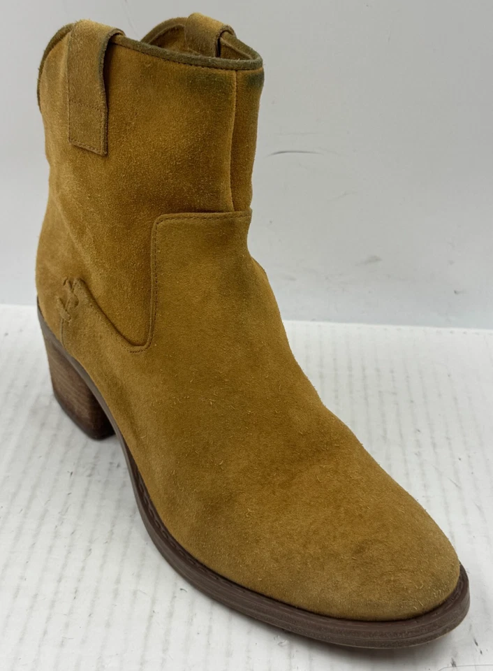 Botas informales de tacón Vince Camuto para mujer talla 10M marrón gamuza punta redonda Foto 2 de 4