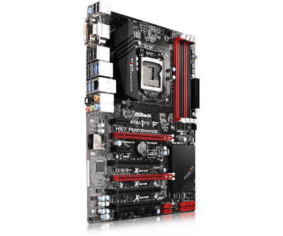 ASRock Fatal1ty H87 Performance Motherboard Intel H87 LGA 1150 DDR3 ATX  Core DVI