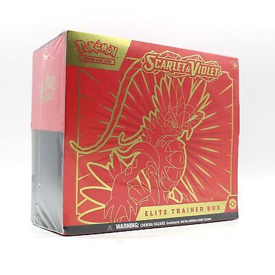 Pokemon TCG: Scarlet and Violet Elite Trainer Box - Koraidon Red (1 Full  Art Promo Card, 9 Boosters and Premium Accessories)